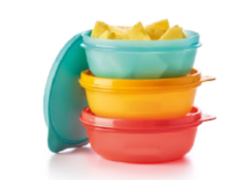Színes saláták 3x300ml élénk Tupperware