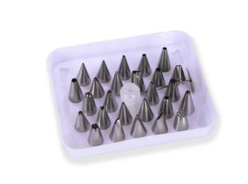 26 részes díszítőcső készlet habzsák csatlakozóval �