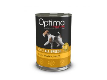 Visán Optimanova Dog Adult Duck&Potato kutya konzerv 40