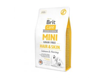 Brit CARE Mini Hair&Skin ( Lazac és Hering ) kutyatáp 2 kg