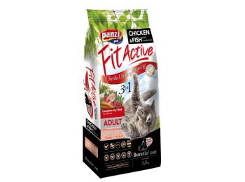 Panzi FitActive Cat 3in1 Csirke,Hal&Vörös áfonya Macs