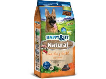 Happy&Fit Natural Adult Rind&Rice XL 12kg