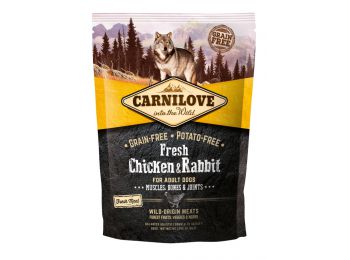 CarniLove Fresh Adult Dog csirke & nyúl - Muscles, Bones & Joints kutyatáp 1,5 kg