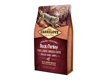 CarniLove Cat Kacsa & pulyka Large Breed – Muscles, Bones, Joints macskatáp 2 kg