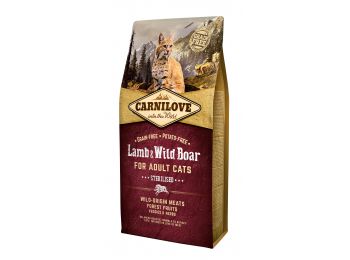 CarniLove Cat Adult Bárány & Vaddisznó – Sterilised