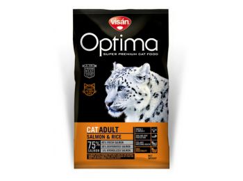 Visán Optimanova Cat Adult Salmon&Rice 2 kg macskatáp