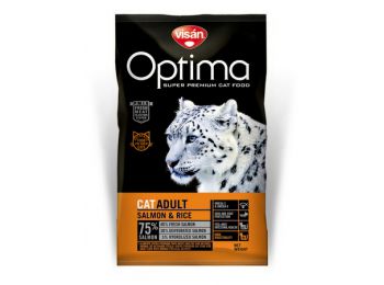 Visán Optimanova Cat Adult Salmon&Rice 0,4 kg macskatá