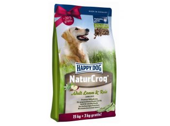 Happy Dog Natur-Croq Lamm&Reis 15 kg+3 kg ajándék