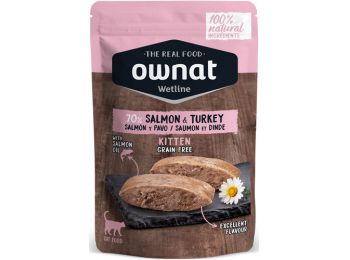 Ownat Cat Wetline Kitten Salmon & Turkey 85 g
