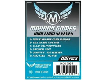 Kártyavédő tok - (100 db) - 45 mm x 68 mm - Mayday Games MDG-7080