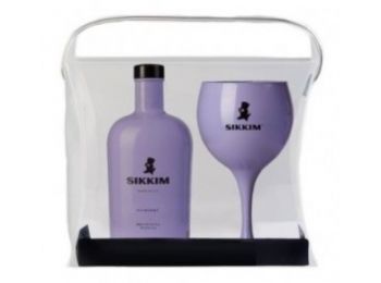 Sikkim Bilberry Gin -lila- 40% dd. + pohár