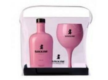 Sikkim Fraise Gin -pink- 40% 0,7 dd. + pohár