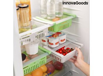 Állítható hűtőszekrény-szervező Friwer InnovaGoods (2