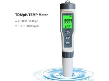 TDS-PH-Hőmérséklet mérő