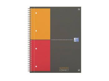 Spirálfüzet, A4+, kockás, 80 lap, OXFORD, International Notebook (OX45725)