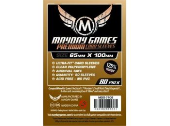 Kártyavédő tok - (80 db) - 65 mm x 100 mm - Mayday Games 