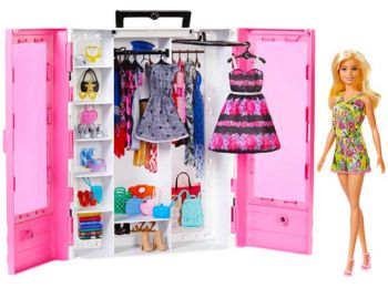 Mattel Barbie - Fashionistas ruhásszekrény babával