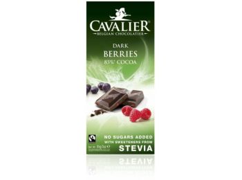 Cavalier étcsokoládé bogyós gyümölccsel 85g