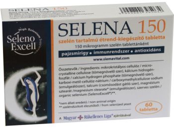 Szelén tartalmú étrend-kiegészítő tabletta - Selena 150