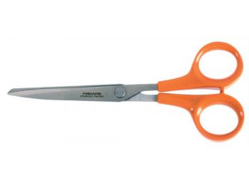 Olló, papírvágó, 17 cm, FISKARS Classic narancssárga (I