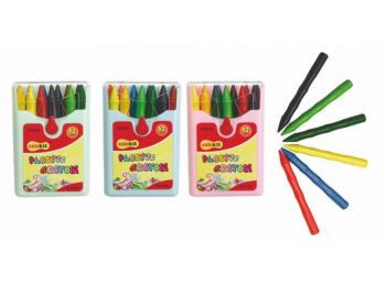Zsírkréta, COLOKIT Plastic Crayon, 12 különböző szín 