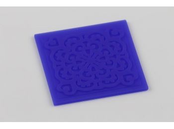 Rózsa ablak kis méretű fondant mintázó lap