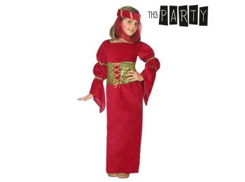 Gyerek Jelmez Középkori hölgy Piros 3-4 Éves kor