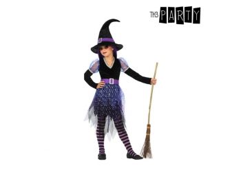 Gyerek Jelmez Boszorkány Lila (3 db) 7-9 Év