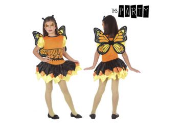 Gyerek Jelmez Pillangó Narancszín (3 db) 5-6 Év