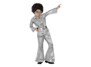 Gyerek Jelmez Disco Ezüst színű 5-6 Év