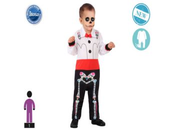 Gyerek Jelmez Csontváz Mexikói férfi 6-12 Hónap
