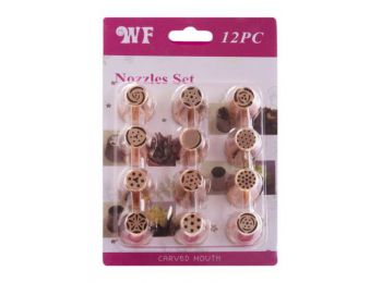 12 részes nagy méretű réz színű orosz díszítőcső k