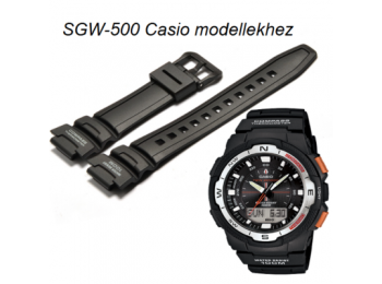 SGW-500 Casio fekete műanyag szíj