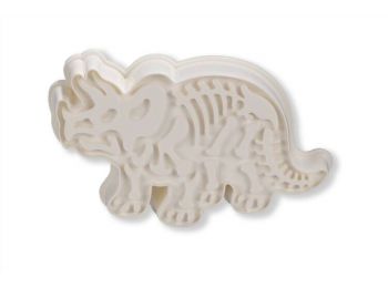 Műanyag triceratops dinoszaurusz kiszúró