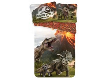 JURASSIC WORLD VULKÁNOS 2 részes ágynemű-garnitúra 140x