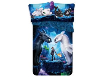 ÍGY NEVELD A SÁRKÁNYODAT SÖTÉTKÉK 2 részes ágynemű-