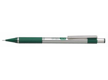 Nyomósirón, 0,5 mm, rozsdamentes acél, zöld test, ZEBRA M301 (TZE66438)
