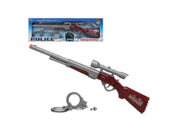 Rendőrségi szett Mesterlövész puska 111506 (2 db)