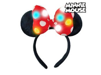 Fejpánt Minnie Mouse 71125 LED Fekete Piros Szín Aranyszí