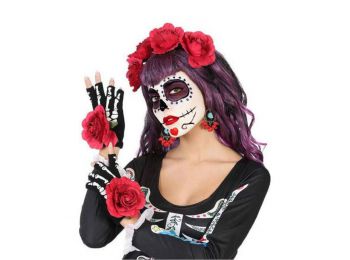 Jelmez kiegészítők szett 117690 (5 db) Piros