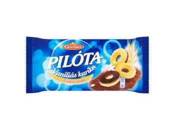 Vaníliás karika, 300 g, GYŐRI  Pilóta, étcsokoládés (
