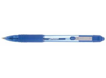 Golyóstoll, 0,27 mm, nyomógombos, ZEBRA Z-Grip Smooth, kék (TZ22562)