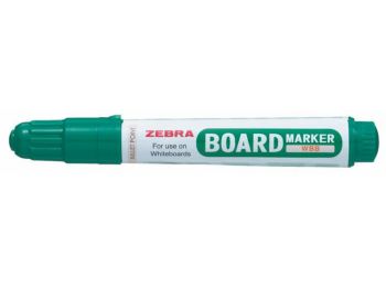 Táblamarker, 2,6 mm, kúpos, ZEBRA Board Marker, zöld (TZ3