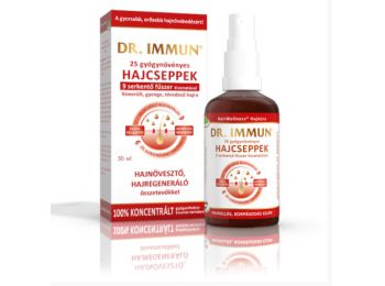 Dr. Immun 25 gyógynövényes hajcseppek 9 serkentő fűszerkivonattal, 50 ml