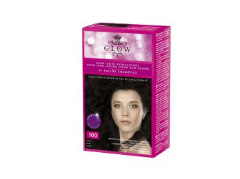 Kallos Glow tartós krémhajfesték 40 ml, 100 fekete