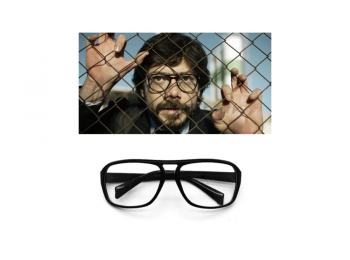 El Casa De Papel - Money Heist - A Nagy Pénzrablás halloween farsangi jelmez kiegészítő - Professzor szemüveg