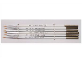 6 részes 000-ás ecset készlet tortadíszítéshez