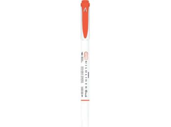 Ecsetirón, kétvégű  ZEBRA Mildliner Warm, élénkpiros (