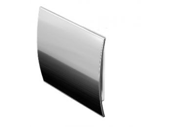 Awenta HSF PEI125 ívelt teli előlap, inox színben