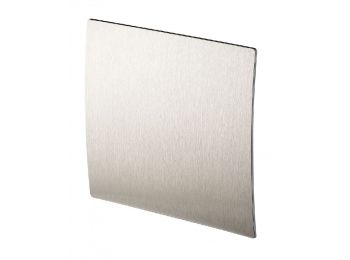 Awenta HSF PES125 ívelt teli előlap, ezüst színben